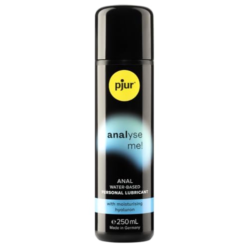 Pjur Analyse Me! Moisturising - Lubricante Acuoso - Para Sexo Anal Cómodo - Adecuado Para Juguetes Eróticos 250ml