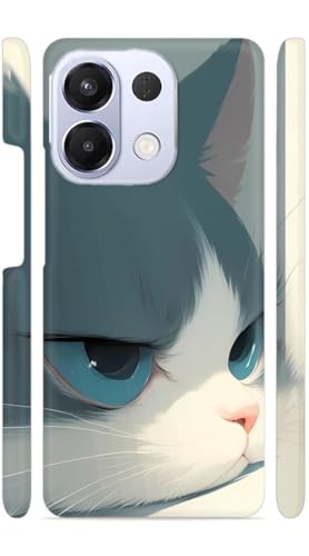 Image of Sad Cat Designer Printed Hard Back Cover for Oppo K13 5G Attractive and Uniquely Crafted Smartphone Case
