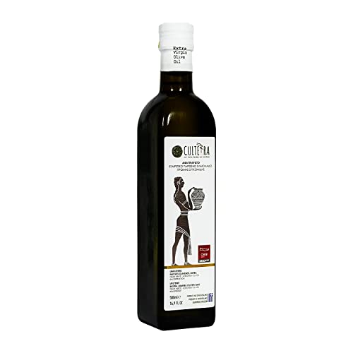 Culterra Ungefiltertes Naturtrübes Olivenöl Frühe Ernte Agoureleo 500 ml kaltgepresst aus Kreta. Olivenöl aus Griechenland. Phenole 453 mg/kg Cover