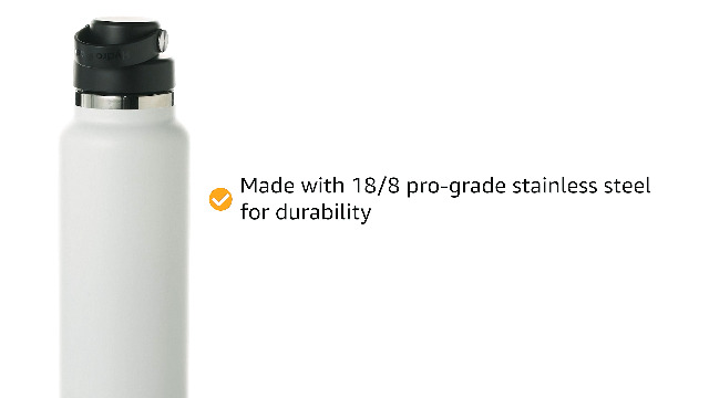 Amazon.com : Hydro Flask Water Bottle - Insulated Stainless Steel