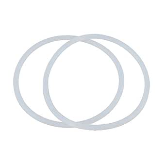 X AUTOHAUX 100pcs White Silicone O-Rings, 10mm OD 7mm ID 1.5mm Width - View #9