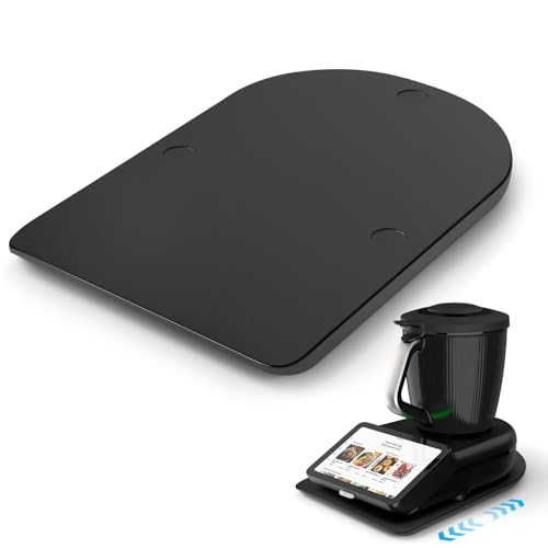 Tavola scorrevole per Bimby TM7, tavola per Bimby con ruote, facile da pulire, colore nero