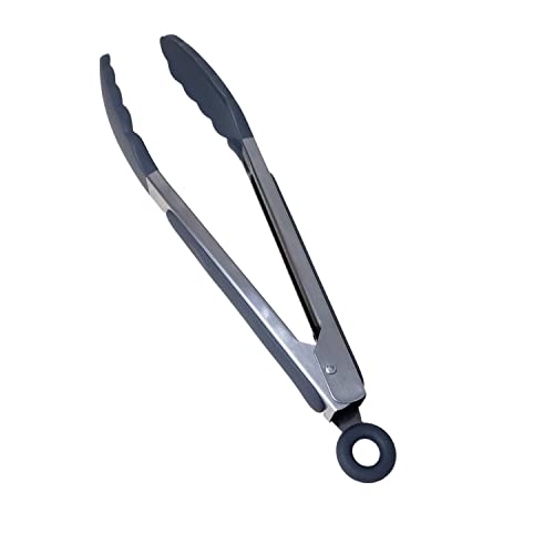 Jogo de Utensílios de Cozinha 7 peças Madeira e Silicone (Cinza)