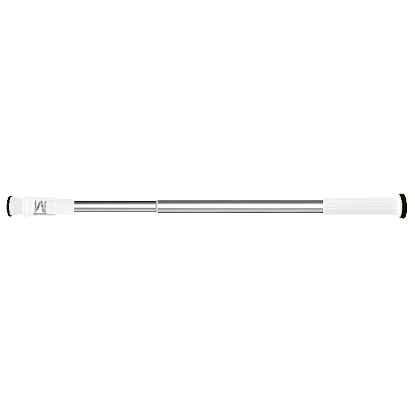 Shower Curtain Rod, Stainless Steel Tension Curtain Rod, Nonslip Watertight No Drilling for Bathroom Closet Window(110-190cm/43-74in)