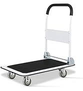 Amazon.co.jp: 台車 平台車 耐荷重150 kg 手押し台車 折畳み 軽量