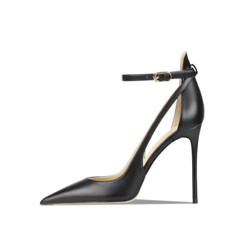 Image of Women's Pointed-Toe Bag-Toe Strappy High-Heeled Shoes Sexy Stiletto Pumps