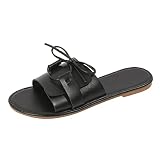 Summer Flat Slippers for Women Slide Sandals Non Slip Casual Bath Slipper Comfy Lightweight Open Toe