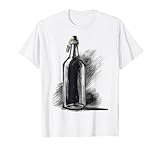 Illustration Bouteille Dessin Art Graphique T-Shirt