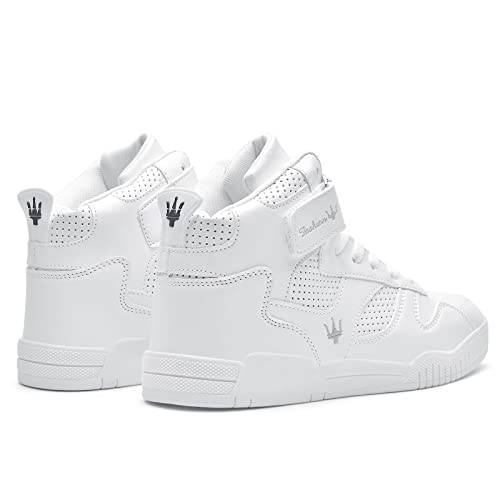 Image of Men's High Top Breathable Leather Street Sneakers