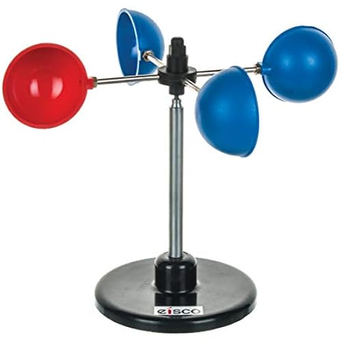 Eisco - Small Anemometer for Measuring Wind Speed Durable Weather-Resistant Design for Outdoor and Educational Use