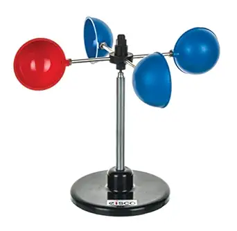 Small Anemometer for Measuring Wind Speed - Durable Weather-Resistant Design for Outdoor and Educational Use