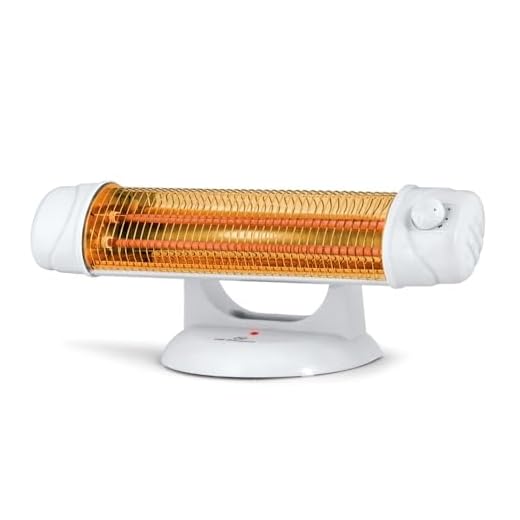 Orbegozo BP5003 - Radiador de cuarzo, 1200 W, 2 barras, orientable