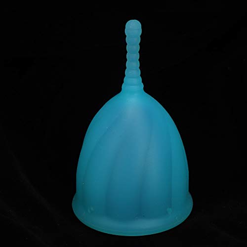 FILFEEL Copa Menstrual de Silicona, Copa Femenina Reutilizable para Colección Menstrual, con Material Suave y Seguro, Se Adapta Bien a la Pared Vaginal, Morado Rosa Verde, Talla S (Verde Pequeño)
