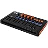 Arturia MiniLab 3 Compact MIDI Keyboard and Pad Controller | Orange Bundle with 6ft MIDI Cable + Microfiber Cleaning Cloth (3 Item)
