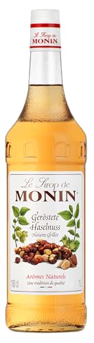 Monin Sirup Geröstete Haseluss (1 x 1 0l) - für Kaffee Cocktails und Desserts ohne Künstliche Farbstoffe