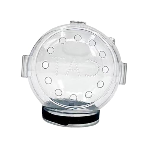 Máscara de bola para gatos evita mordiscos con este casco burbuja transparente para peluquería