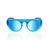 ARENA DIAMANTA Occhiali da Sole Lifestyle, Montatura Flessibile e Leggera, Antiurto e Protezione UV, Rivestimento Antiriflesso Idrofobico e Antistatico, Classe Ottica 3, Made in Italy - Positano Blue