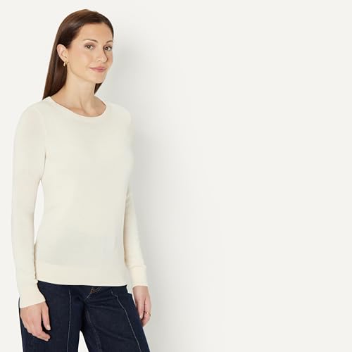 Image of Amazon Essentials Women's Long-Sleeve Lightweight Crewneck Sweater, Flattering (Available in Plus Size)