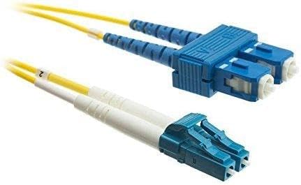 ACL 6.56 Feet (2 Meter) LC to SC, Fiber Optic Cable, Singlemode, Duplex, 9/125, 2 Pack