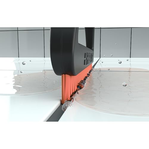Fuginator Scrub Brush for Tile and Grout: Stiff Nylon Bristle Scrubbing Brush - Bathtub and Shower Scrubber for Floor Joints and Tile Seams - Cleaning Brushes and Supplies for Bathroom and Kitchen