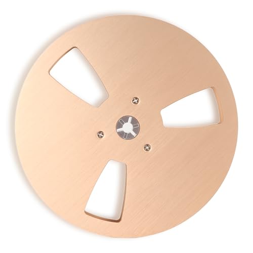Yunir Empty Take up Reel, 1/4 7 Inch 3 Hole Tape Reel