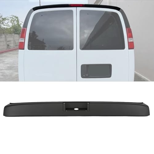 OAWHECH Exterior Rear Upper Trim Applique Molding for 2003-2025 Chevy Express & GMC Savana Replaces 22825852