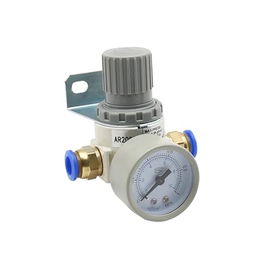 Régulateur de pression d'air AR2000 1/4 avec manomètre réglable pour compresseur