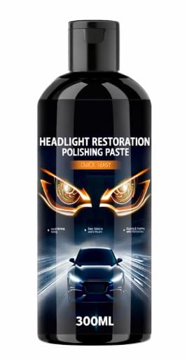 Headlight Restoration Polishing Paste – Removes Oxidation, Yellowing & Fog | Restores Headlight Clarity & Shine | Quick & Easy Car Headlight Cleaner (1)-image-26