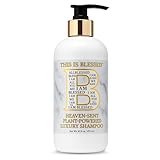 THIS IS BLESSED Heaven-Sent Sulfate Free Shampoo – Vegan Moisturizing Shampoo with Aloe, Argan Oil & Hyaluronic Acid – Color Safe Hydrating Shampoo for Dry or Damaged Hair – 16 oz