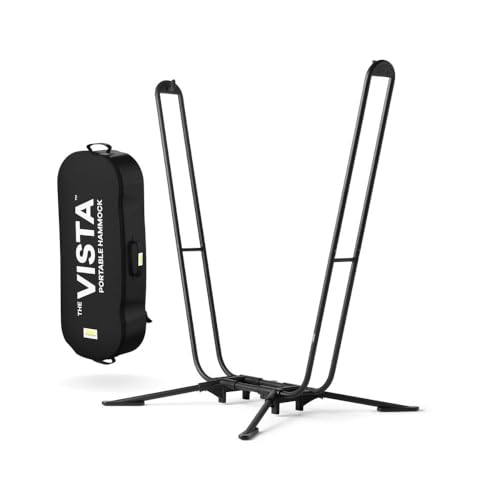 The Vista Hammock Stand by Yellow Leaf Hammocks - 330lb Max - Lightweight, Portable Hammock Swing...