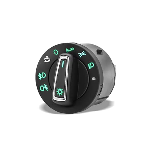 Perilla de control del haz de luz y faros delanteros Skoda Octavia 2 Mk2 2007 a 2014