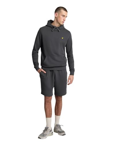 Short de sport Lyle & Scott Homme en coton molletonné gris taille S