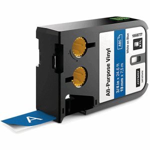 Preisvergleich Produktbild Dymo Schriftbandkassette XTL Vinyl 7mx19mm weiß / blau