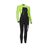 Head Swimrun Rough Lady Wetsuit 4.3.2 - Traje de Buceo para Mujer, Color Negro/Amarillo, Talla M