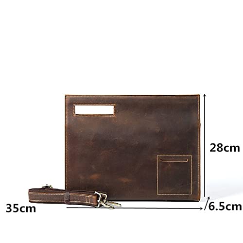 Briefcases Messenger Bags Laptop Bag Leather Men Man Cowhide Shoulder Handbag Retro Messenger Bags Male Briefcase Men Travel Bag Handbags2