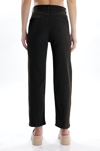 Image of RAGZO Relaxed Fit Jeans for Women || Women High Waist Jeans Pants || Flare Denim Jeans || Loose Fit Jeans for Women