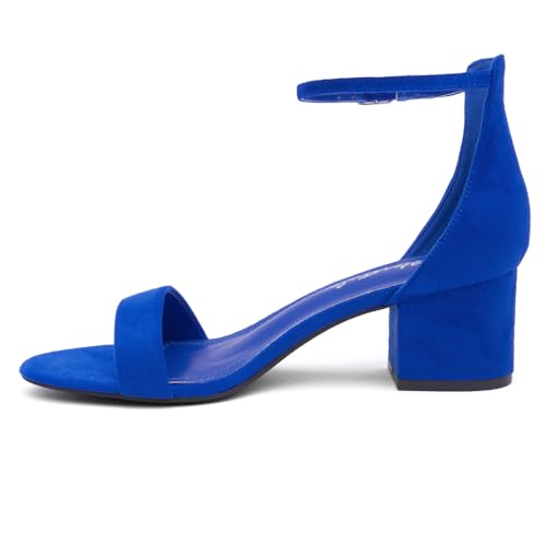 Herstyle Women’s Low Heels – Open Toe Chunky Block Heeled Sandals with Ankle Strap | Comfortable Dressy Short Heels for Prom, Wedding, Party & Office3