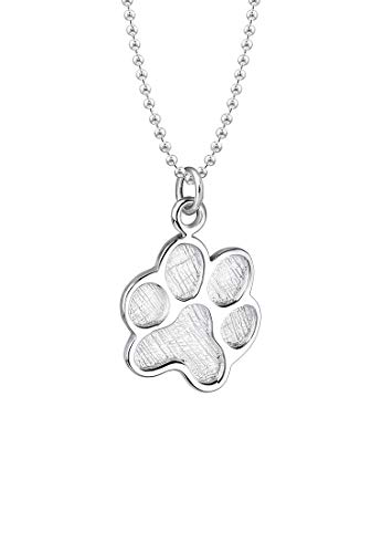 Preisvergleich Produktbild Elli Halskette Damen Pfote Anhänger Hund Tierliebhaber in 925 Sterling Silber
