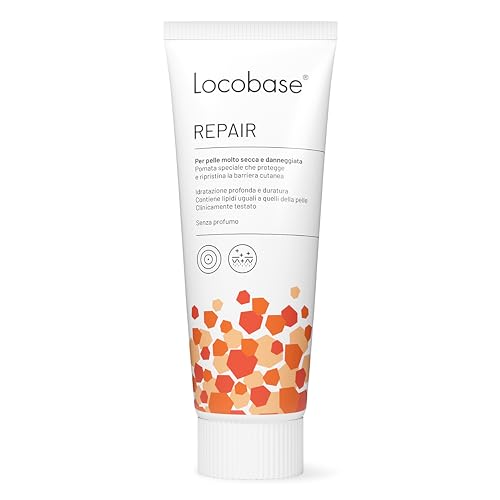 Locobase Repair Creme für trockene und rissige Haut 100 g tiefe und intensive Feuchtigkeit reduziert rissige Haut und Trockenheit spendet gereizter und empfindlicher Haut Feuchtigkeit