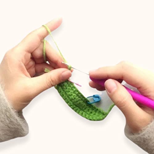 SYGA 51 Pieces Needle Arts Crochet Set Knitting Craft Weaving Plastic Yarn Sewing Tools(Multicolor) (Image - 4)