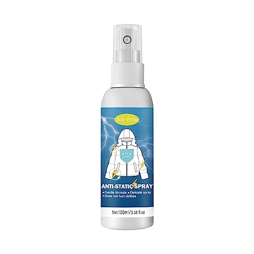 NonMiFyR Spray Antiestático. Elimina La Estática. Tamaño Viaje. Elimina Olores. Spray Antiestático para Telas. 100 Ml. para Ropa, Blusas Y Lencería.