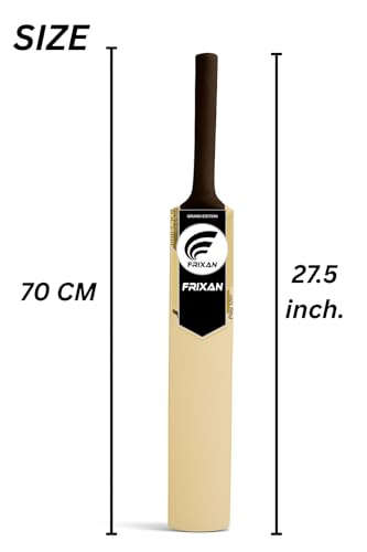 Image of Populer Willow Wooden Cricket Bat with Cover for Boys & Girls | Lightweight Kids Cricket Bat (Size 3, Age 6-8 Years)