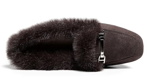 Image of VenusCelia Women's Cozy Furry Flat Shoe
