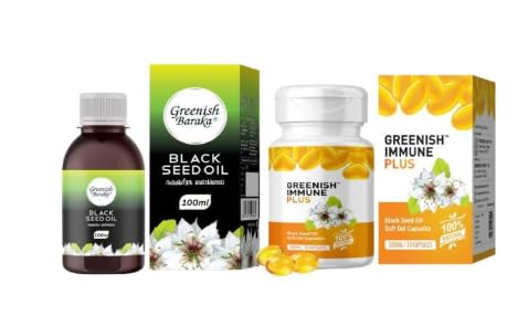 Greenish Black seed oil & capsuale - Healthy immune system - Diabetes & Immune Booster (Combo pack)-image-36
