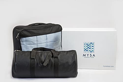 Image of Cooling Weighted Blanket for Adults, Original Weighted Blanket for Sleep, Tencel Made Blanket (Silver Grey, 87 inch x 80 inch 25 LB)