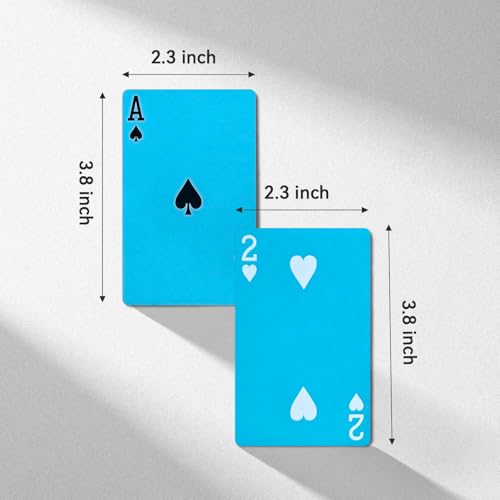 Generisch 2X 54 Karten Blau Standard Spielkarten Pokerkarten – Bild 4