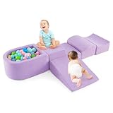 Conception Prioritaire de Sécurité : Notre parcours motricité bébé est composé de blocs de construction mousse pour enfant, en tissu suédé doux et sans phtalates, avec des coutures renforcées et des coins arrondis. La surface infroissable et résistante à la décoloration garantit une protection optimale pour la peau délicate de votre bébé.