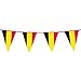 Produktbild Boland 61910 - Wimpelkette Belgien, 1 Stück, Länge 10 Meter, Fahnenkette, Kunststoffgirlande, Hängedekoration, Dekorationsgirlande, Fußball, Weltmeisterschaft, Mottoparty, Feier