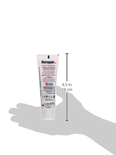 Biorepair Sensitive Teeth Daily Toothpaste - 2.54 Fluid Ounces (75Ml) Tubes (Pack Of 2) [ Italian Import ] #TOP4
