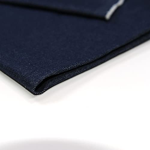Premium 9 OZ Deep Indigo Washed 100% Cotton Denim Fabric - 62" Wide by the Yard for Fashion-Forward Creations 3 Premium 9 OZ Deep Indigo Washed 100% Cotton Denim Fabric - 62" Wide by the Yard for Fashion-Forward Creations - Image 2